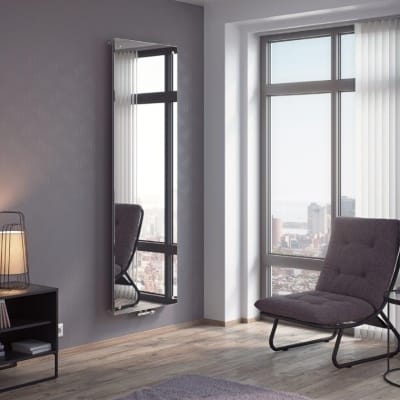 Radiva Mars Vitro Aynalı Dekoratif Radyatör Tek Panel 1800x445