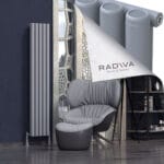 Radiva Mati Alüminyum Radyatör 1800x366 Gri