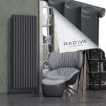 Radiva Mati Alüminyum Radyatör 1800x736 Koyu Antrasit