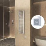 Radiva NAXOS Elektirikli Havlupan 500x1655 Beyaz Mat (KTX3 Termostat) 600W Spiral Kablolu