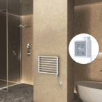 Radiva NAXOS Elektirikli Havlupan 800x578 Beyaz Mat (KTX3 Termostat) 300W Spiral Kablolu