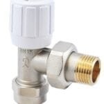 Radiva Radyatör Vanası 1/2'' Eko Köşe Pex (16*2mm Boru Bağl. Rakorlu)