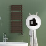 Radiva TAHITI Elektrikli Havlupan 500x950 Bakır Eskitme Parlak (KTX1 Termostat) 300W