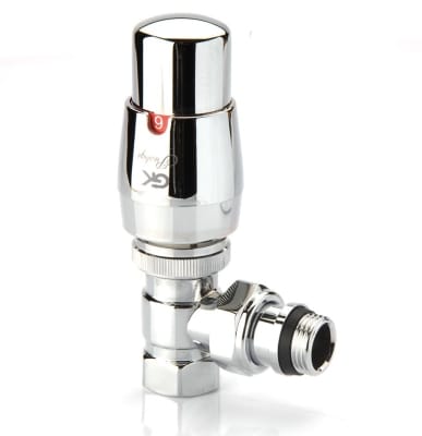 Radiva Termostatik Radyatör Vanası 1/2'' Krom Köşe