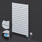Radiva Tip 10H Elektrikli Çelik Dekoratif Radyatör 1180x800 Beyaz (Musa Termostat) 1200W