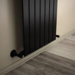 Radiva Tip 10V Dekoratif Radyatör 1800x514 Mat Siyah