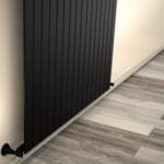 Radiva Tip 10V Dekoratif Radyatör 600x1180 Mat Siyah