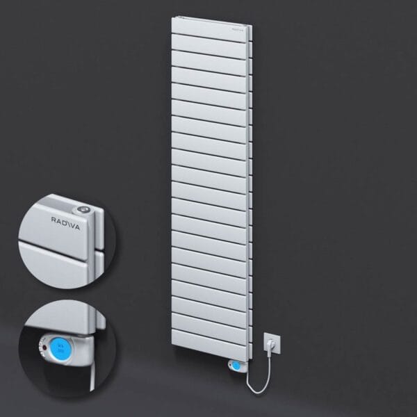 Radiva Tip 20H Elektrikli Çelik Dekoratif Radyatör 1476x400 Beyaz (Musa Termostat) 900W