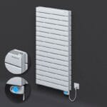Radiva Tip 21H Elektrikli Çelik Dekoratif Radyatör 1180x600 Beyaz (Musa Termostat) 1500W