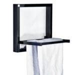 Radiva Towel Box Elektrikli Raflı Havlupan 480x480 Siyah