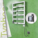 Radiva TYPHOON Elektrikli Paslanmaz Çelik Havlupan 500x1020 Ayna Polisaj (KTX4 Termostat) 300W Spiral Kablolu