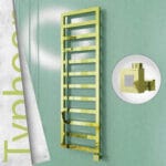 Radiva TYPHOON Elektrikli Paslanmaz Çelik Havlupan 500x1160 Altın (KTX1 Termostat) 300W