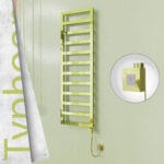 Radiva TYPHOON Elektrikli Paslanmaz Çelik Havlupan 500x1160 Altın (KTX1 Termostat) 300W Spiral Kablolu