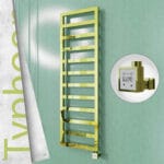 Radiva TYPHOON Elektrikli Paslanmaz Çelik Havlupan 500x1160 Altın (KTX3 Termostat) 300W