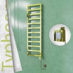 Radiva TYPHOON Elektrikli Paslanmaz Çelik Havlupan 500x1160 Altın (KTX4 Termostat) 300W Spiral Kablolu