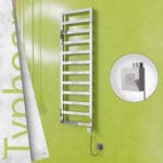 Radiva TYPHOON Elektrikli Paslanmaz Çelik Havlupan 500x1160 Ayna Polisaj (KTX1 Termostat) 300W Spiral Kablolu