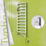 Radiva TYPHOON Elektrikli Paslanmaz Çelik Havlupan 500x1160 Ayna Polisaj (KTX3 Termostat) 300W Spiral Kablolu