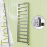 Radiva TYPHOON Elektrikli Paslanmaz Çelik Havlupan 500x1160 Satine Altın (KTX3 Termostat) 300W