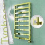 Radiva TYPHOON Elektrikli Paslanmaz Çelik Havlupan 500x1580 Altın (KTX1 Termostat) 600W