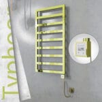 Radiva TYPHOON Elektrikli Paslanmaz Çelik Havlupan 500x1580 Altın (KTX3 Termostat) 600W Spiral Kablolu