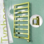 Radiva TYPHOON Elektrikli Paslanmaz Çelik Havlupan 500x1580 Altın (KTX4 Termostat) 600W