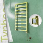 Radiva TYPHOON Elektrikli Paslanmaz Çelik Havlupan 500x1580 Altın (KTX4 Termostat) 600W Spiral Kablolu