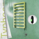 Radiva TYPHOON Elektrikli Paslanmaz Çelik Havlupan 500x1580 Altın (On/Off Düğmeli) 600W