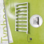 Radiva TYPHOON Elektrikli Paslanmaz Çelik Havlupan 500x1580 Ayna Polisaj (KTX1 Termostat) 600W Spiral Kablolu