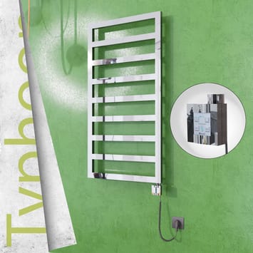 Radiva TYPHOON Elektrikli Paslanmaz Çelik Havlupan 500x1580 Ayna Polisaj (KTX4 Termostat) 600W Spiral Kablolu