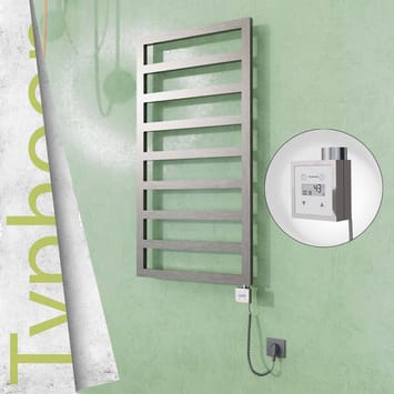 Radiva TYPHOON Elektrikli Paslanmaz Çelik Havlupan 500x1580 Satin Polisaj (KTX3 Termostat) 600W Spiral Kablolu