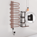 Radiva ZANTE Elektirikli Havlupan 600x1400 Bakır Eskitme (KTX1 Termostat) 300W Spiral Kablolu