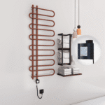 Radiva ZANTE Elektirikli Havlupan 600x1400 Bakır Eskitme (KTX4 Termostat) 300W Spiral Kablolu