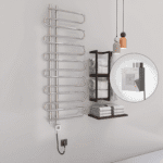 Radiva ZANTE Elektirikli Havlupan 600x1400 Krom (KTX1 Termostat) 300W Spiral Kablolu