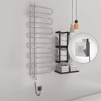 Radiva ZANTE Elektirikli Havlupan 600x1400 Krom (KTX1 Termostat) 300W Spiral Kablolu Radiva ZANTE Elektirikli Havlupan 600x1400 Krom (KTX1 Termostat) 300W Spiral Kablolu