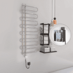 Radiva ZANTE Elektirikli Havlupan 600x1400 Krom (KTX4 Termostat) 300W Spiral Kablolu