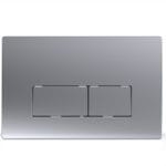 Serel Dikdörtgen Mat Krom Panel-Metal Kaplama