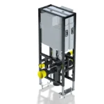 Serel Smooth Gömme Rezervuar-Asma Klozet-Sırt Sırta İkili