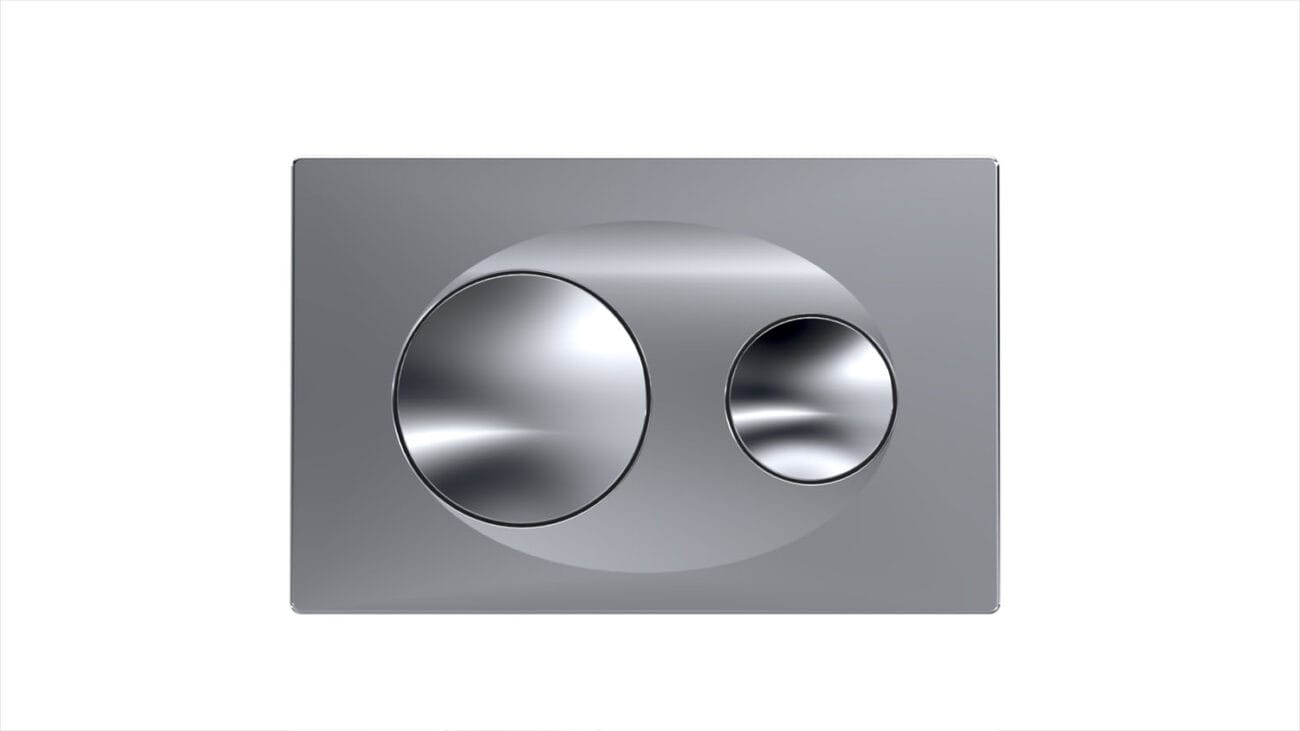 Serel Yuvarlak Mat Krom Panel-Metal Kaplama