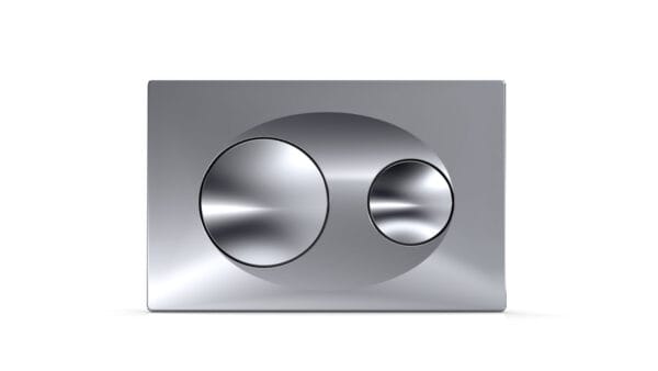 Serel Yuvarlak Parlak Krom Panel-Metal Kaplama