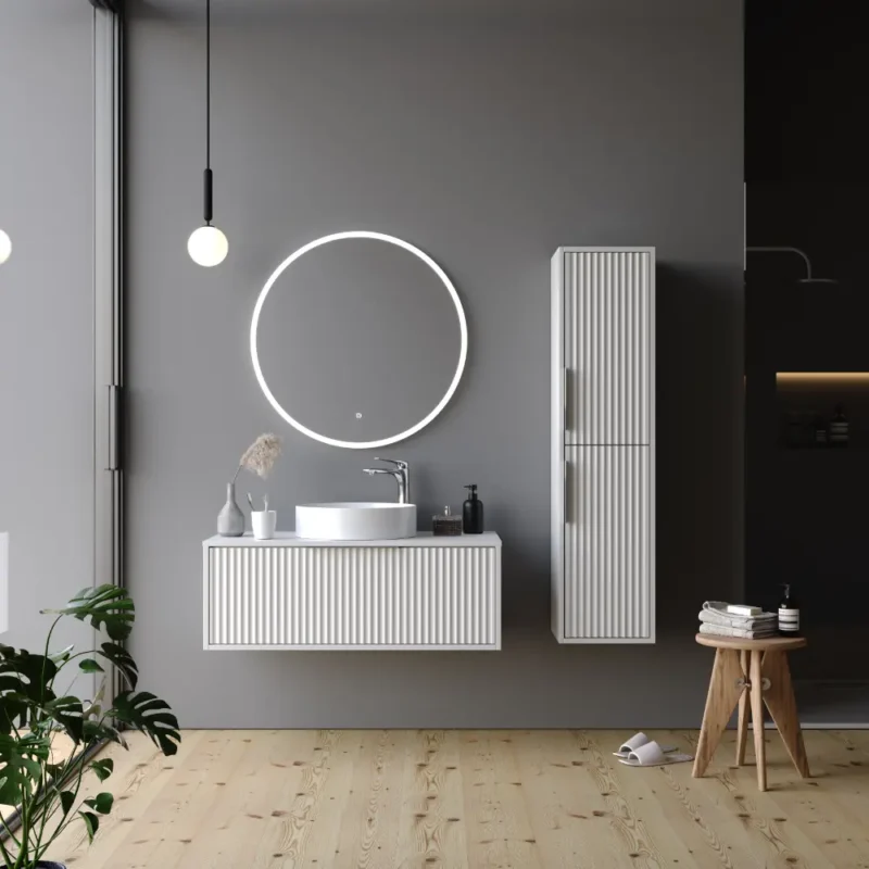 Smart Hole 100 cm Banyo Dolabı