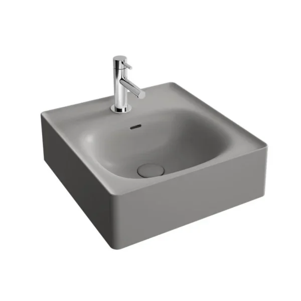 Vitra Equal 43 cm Mat Taş Gri Çanak Lavabo