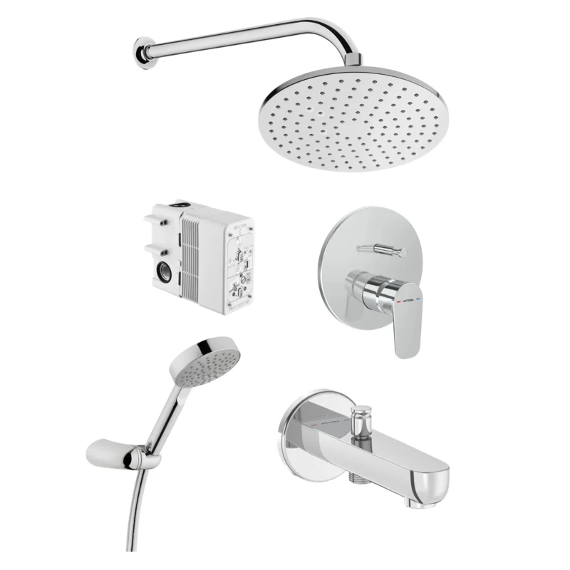 Vitra Flow Round Ankastre Duş Seti