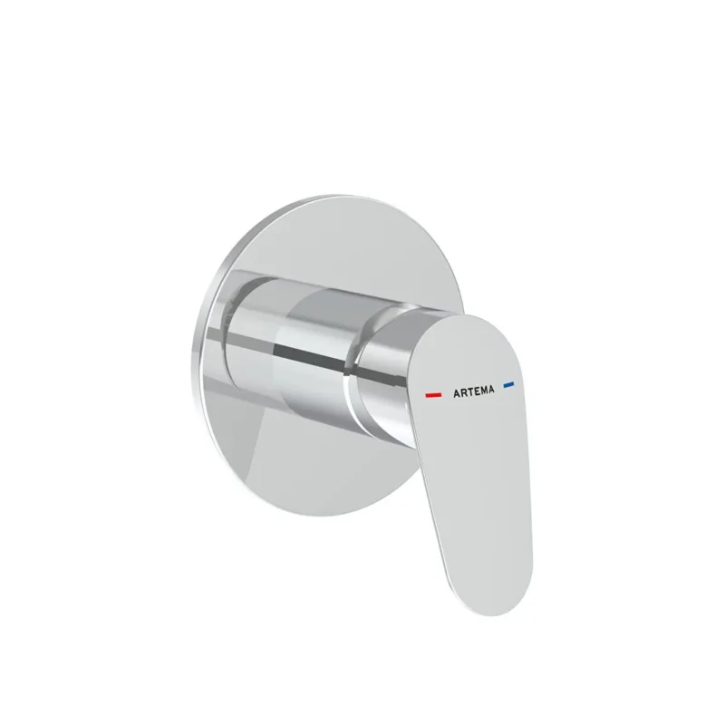 Vitra Flow Round Ankastre Mekanik Duş Bataryası, Minibox (Sıva Üstü Grubu)