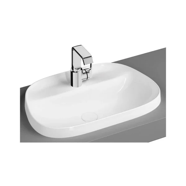 Vitra Frame 57 cm Beyaz Tezgah Üstü TV Lavabo