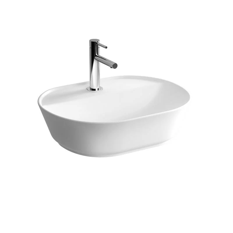 Vitra Geo 55 cm Beyaz Oval Çanak Lavabo