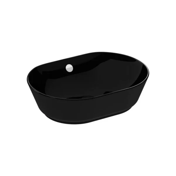 Vitra Geo 55 cm Siyah Çanak Lavabo