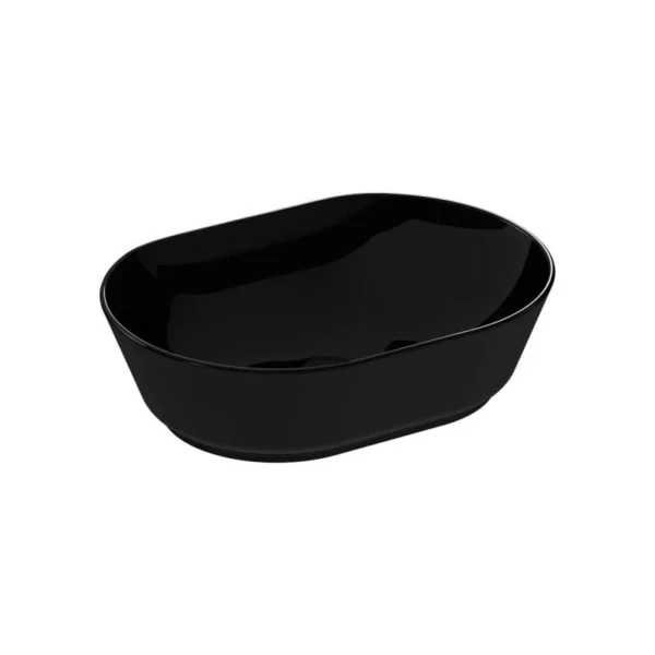 Vitra Geo 55 cm Siyah Çanak Lavabo