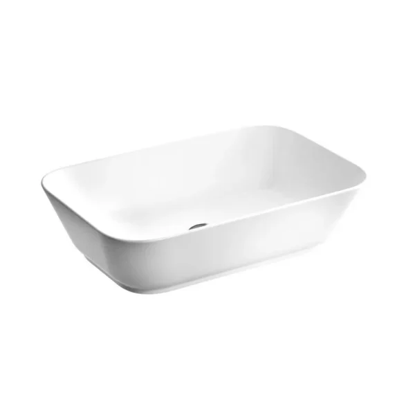 Vitra Geo 60 cm Beyaz Dikdörtgen Çanak Lavabo
