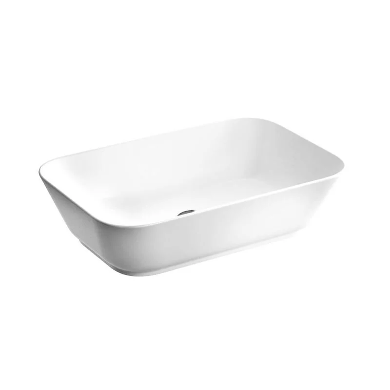 Vitra Geo 60 cm Beyaz Dikdörtgen Çanak Lavabo