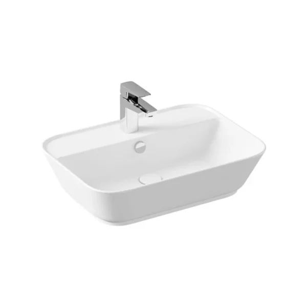 Vitra Geo 60 cm Mat Beyaz Çanak Lavabo